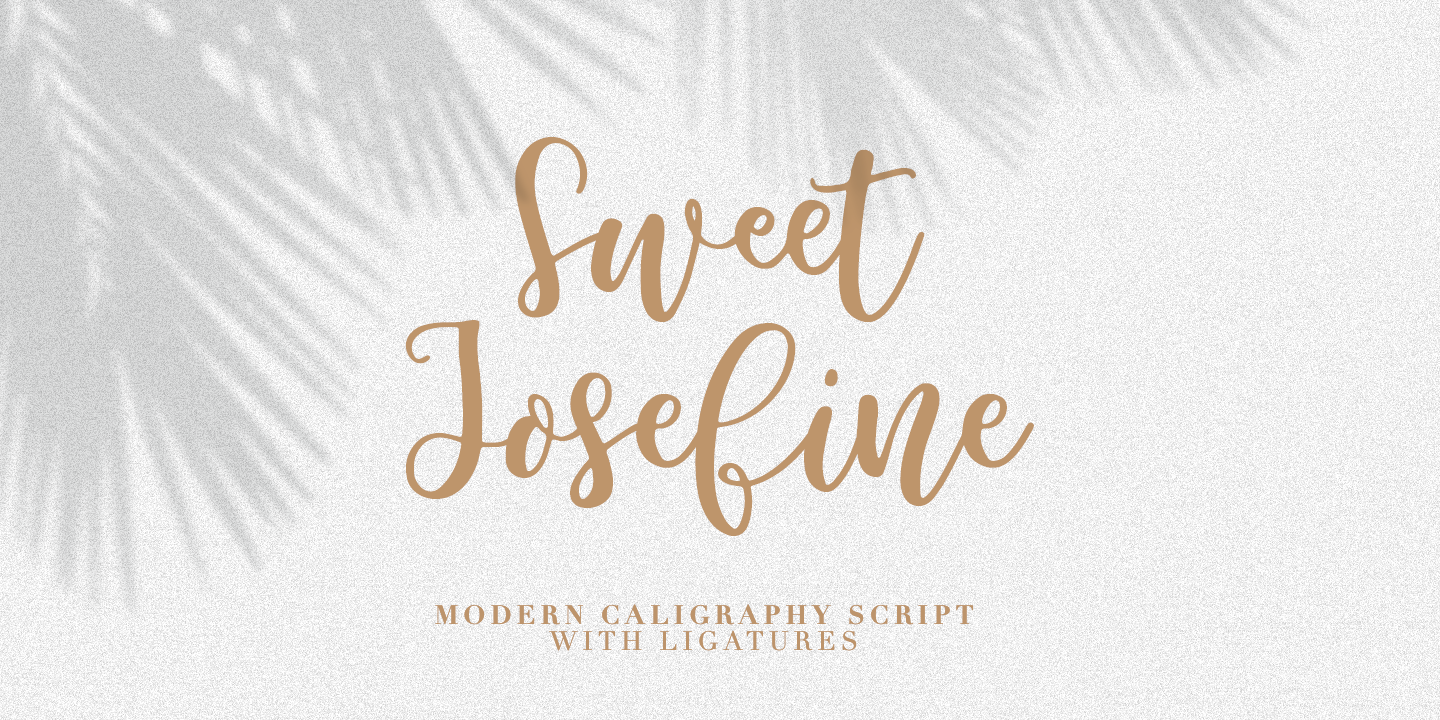 Beispiel einer Sweet Josefine-Schriftart #8